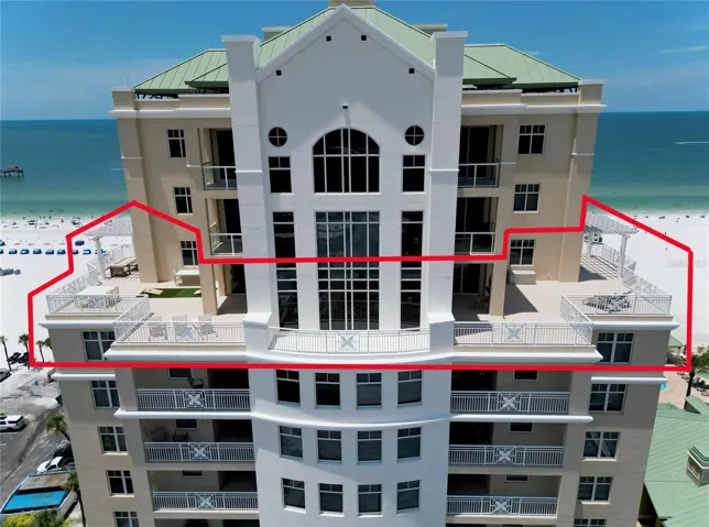 Penthouse with wrap around balcony