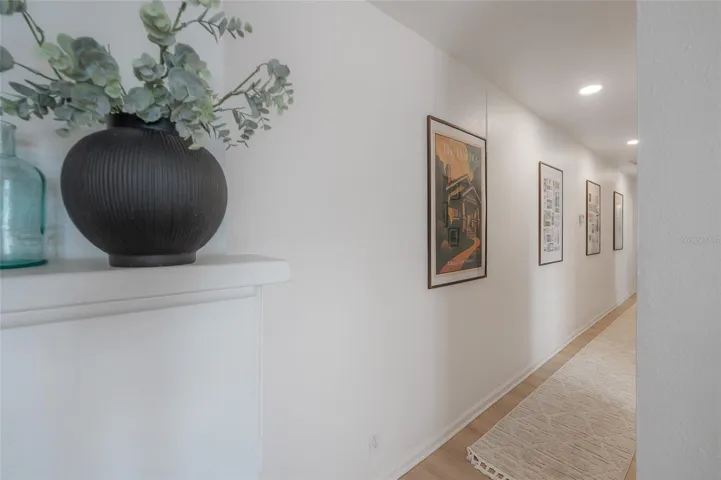 Unit 317: living room into hallway