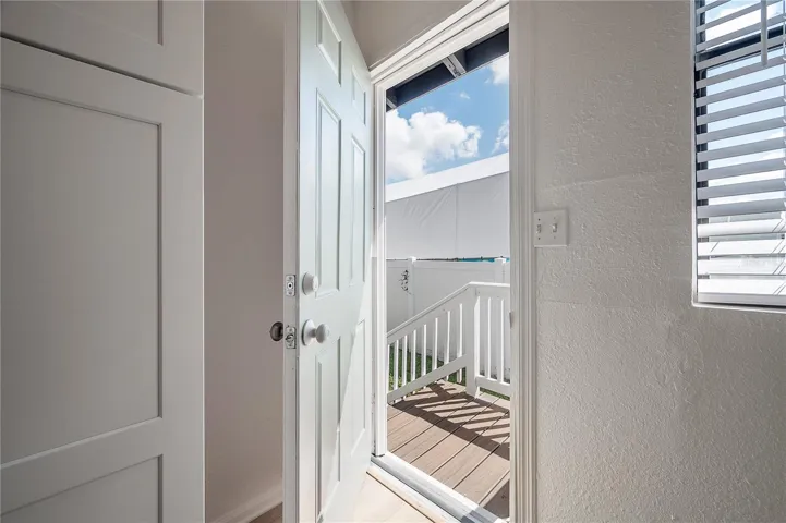 Unit 317: Side entry to yard