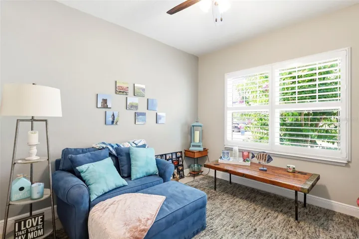Guest bedroom currently used as office