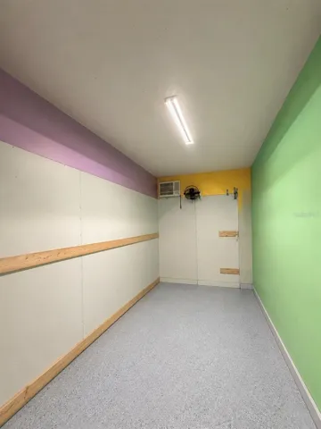 Air conditioned flex/tack room downstairs in the barn.