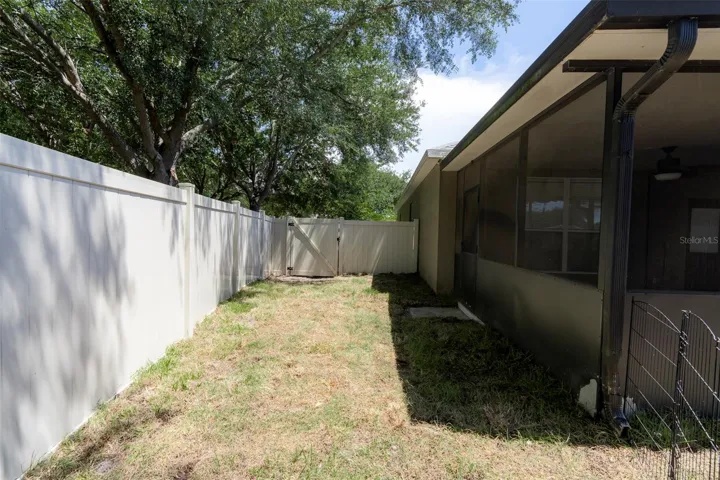 Fenced Back Yard