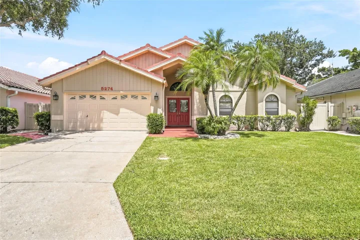 Nestled on a quiet street toward the back of the neighborhood.