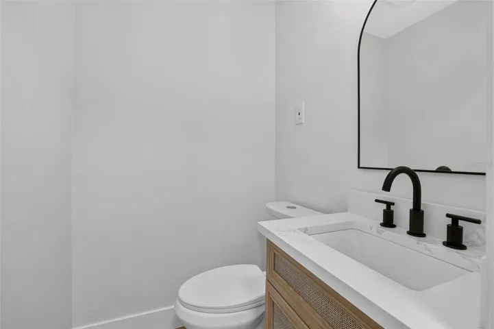 Half Bath off Kitchen