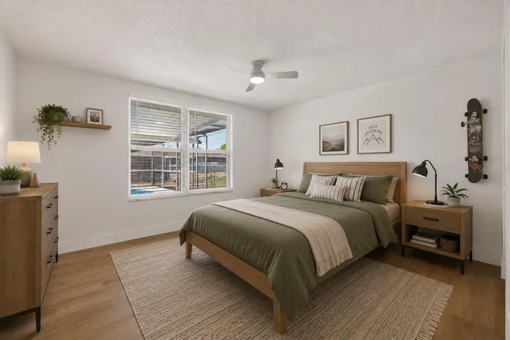 2nd bedroom staged
