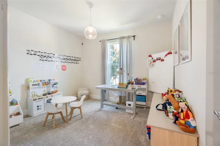 Front-facing bedroom