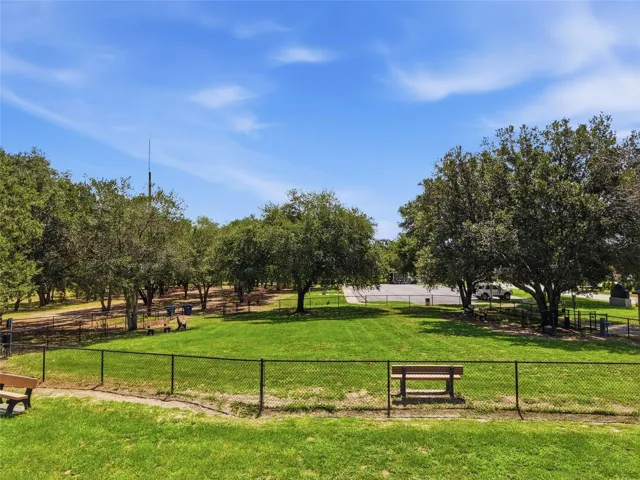 Community dog park
