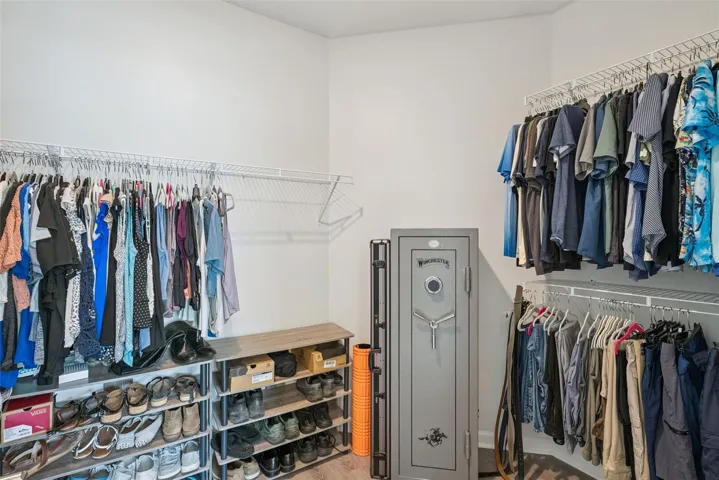 Generous storage and closet space - Primary Bedroom