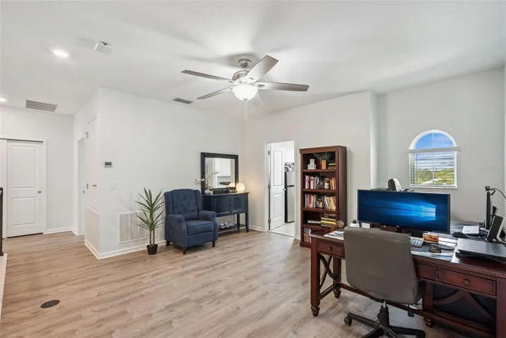 Upstairs bonus room with flexible living space
