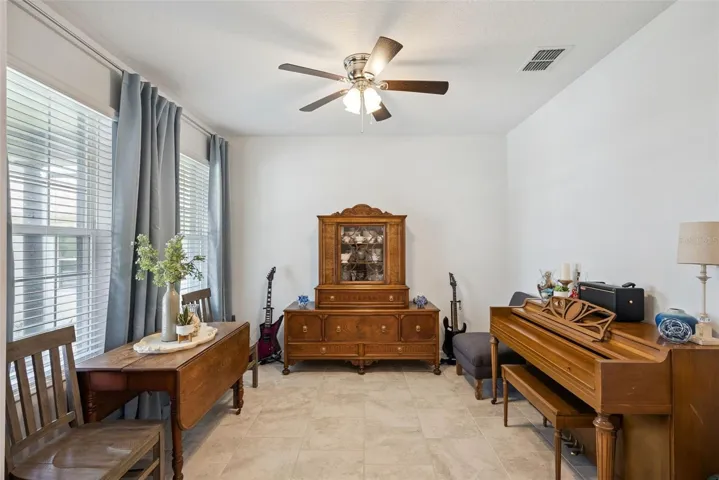 Downstairs Bonus space for playroom, media, or home office