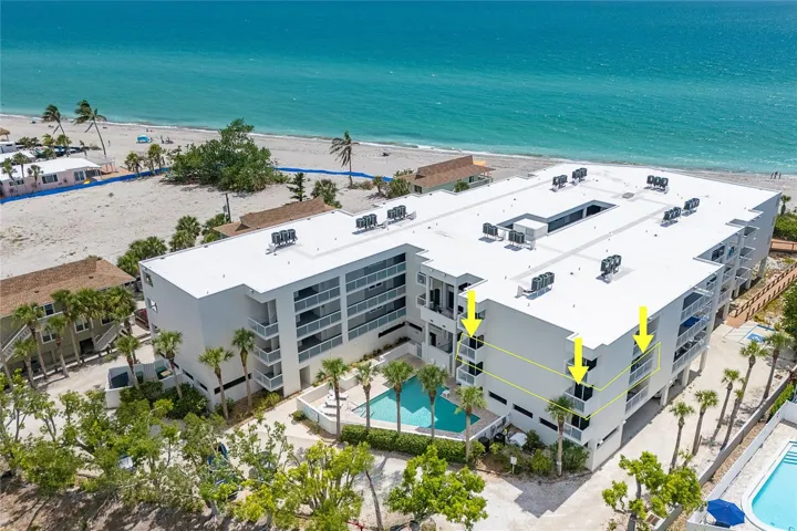 3 Private balconies!
