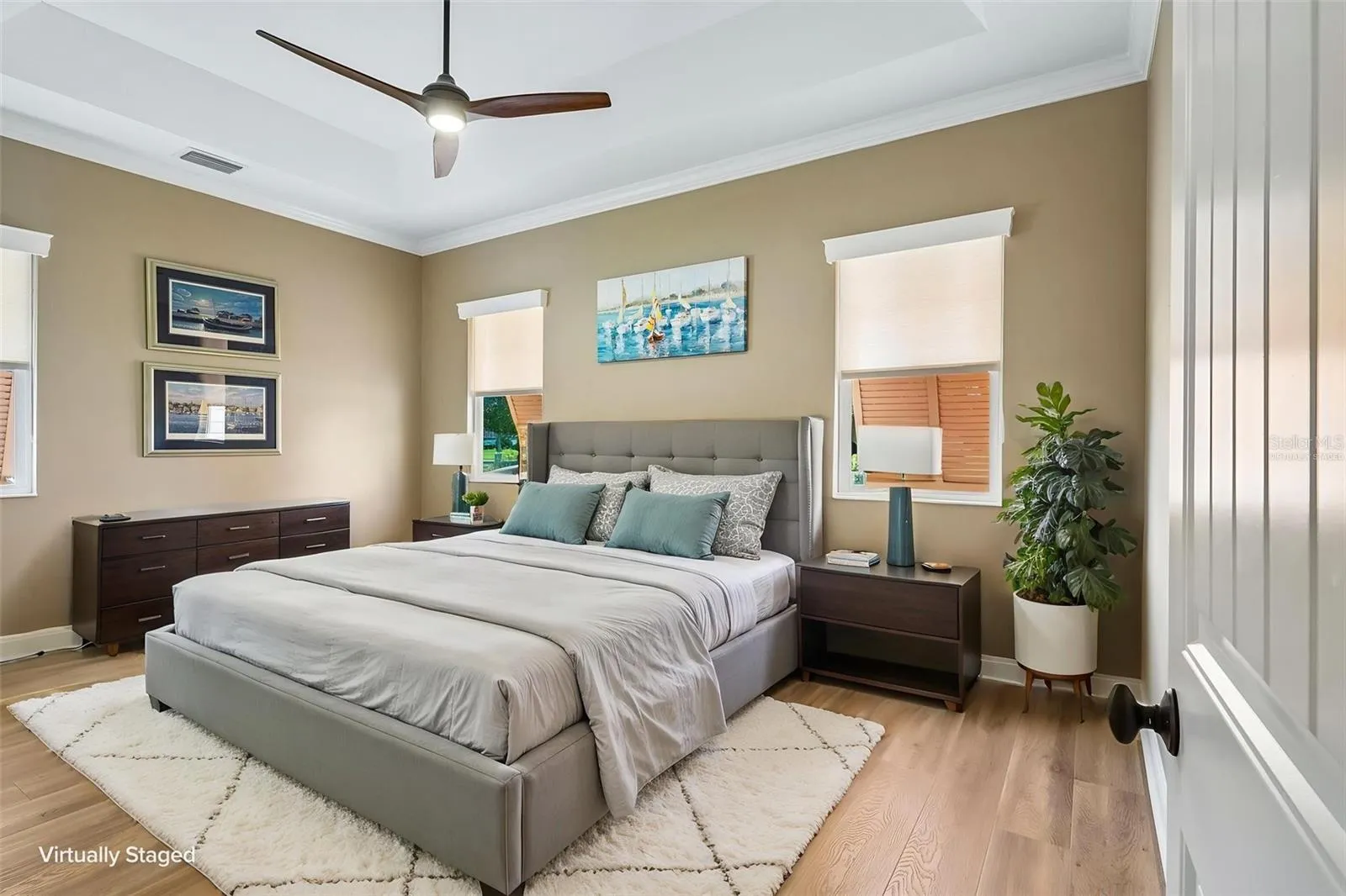Primary Bedroom - Virtually Staged