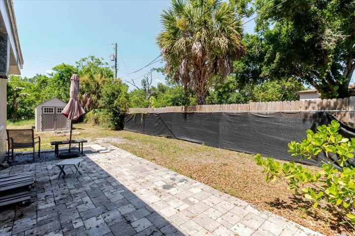 Paved Patio