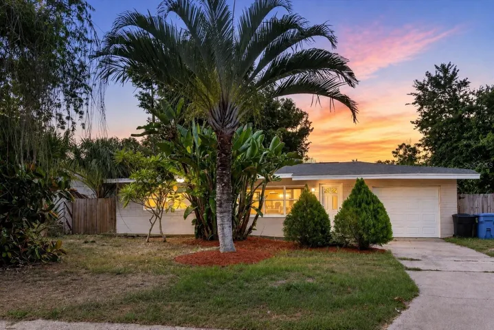 Twilight Front of the Home