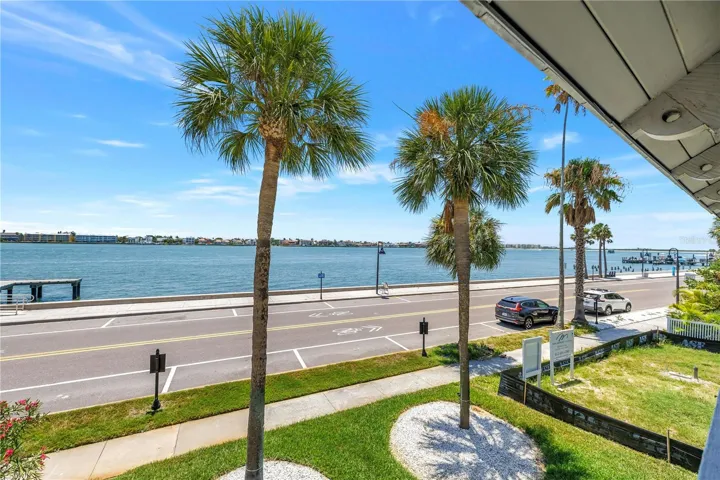 Pass A Grille Way water views facing southeast
