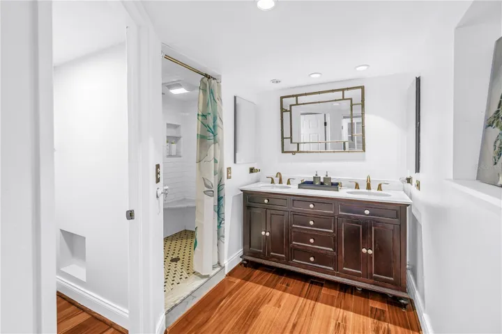Primary ensuite bathroom with shower