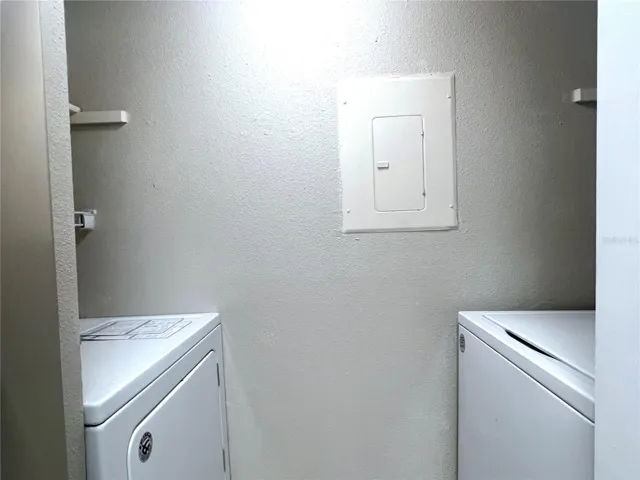 View of Laundry Closet in Kitchen
