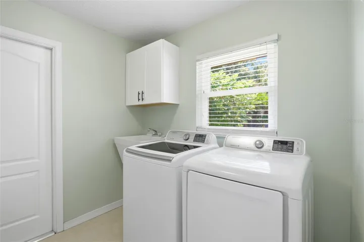 Laundry Room W/Garage or Kitchen Entrance