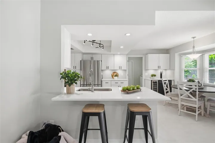 Kitchen Bar in Family Room