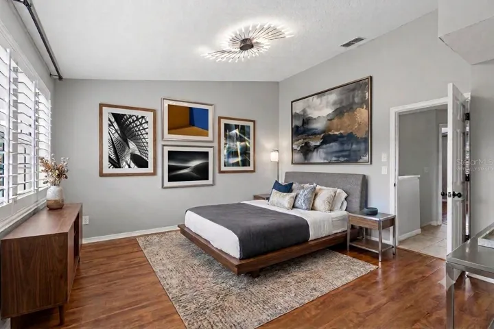 Virtually Staged Photo Bedroom 1