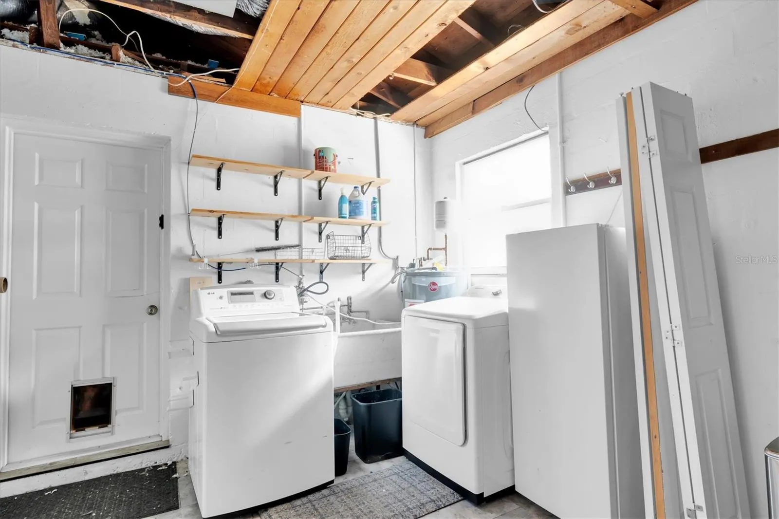 Laundry in Garage