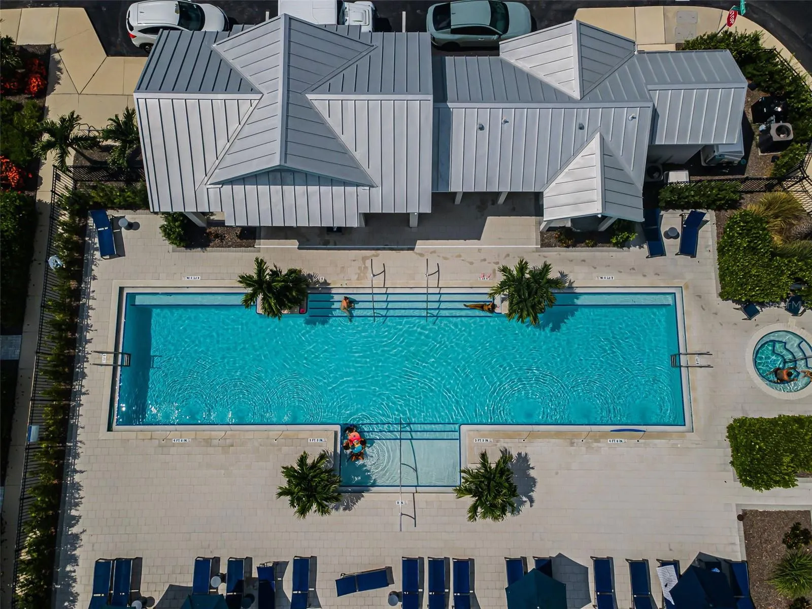 Community Pool with spa