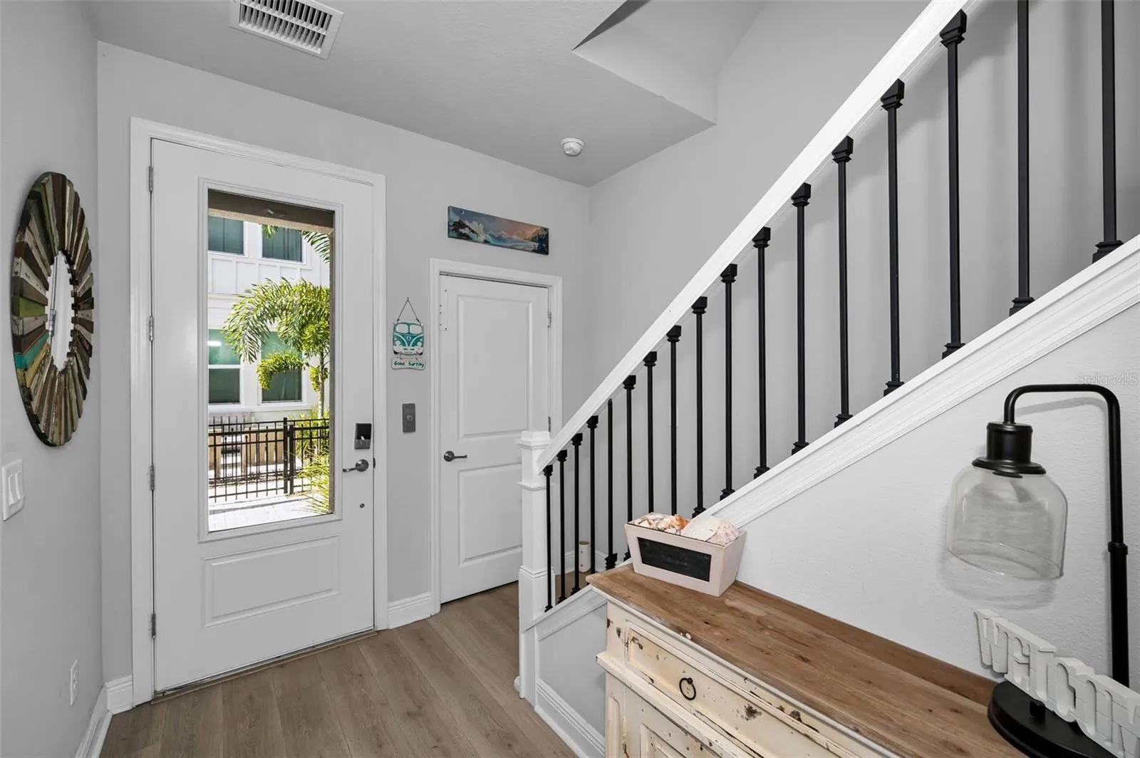 Entrance foyer and elevator