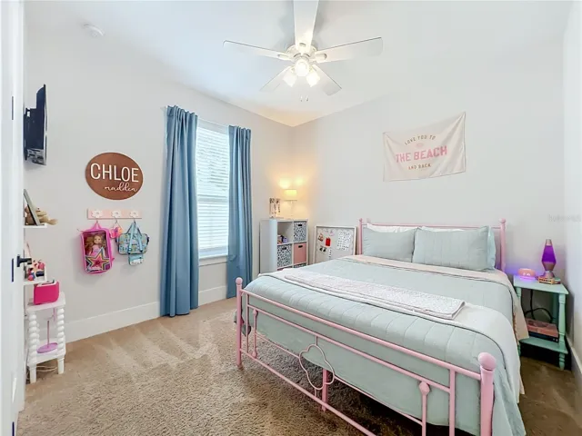 Bedroom 3 with walk in closet.