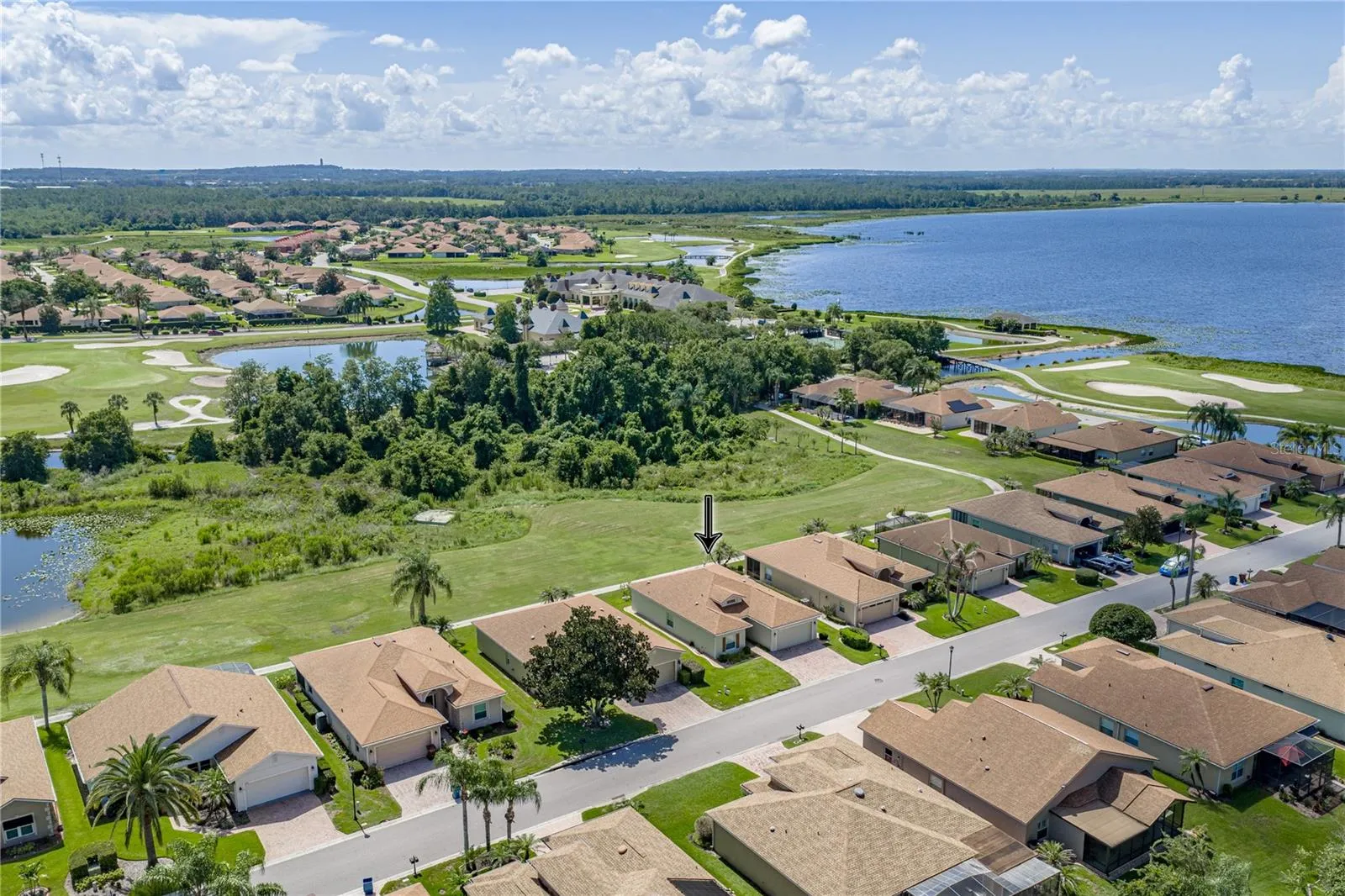 Dron neighborhood view