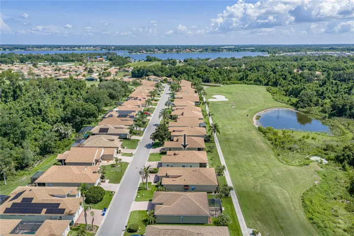 Dron neighborhood view