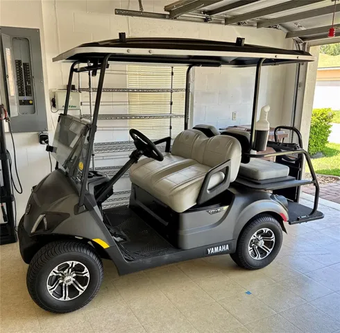 Golf cart conveys with purchase