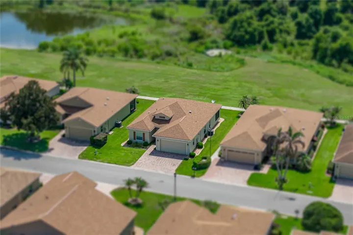 House drone view