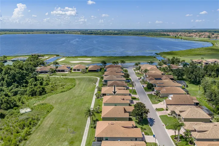 Dron neighborhood view