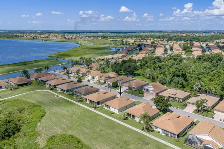 Dron neighborhood view