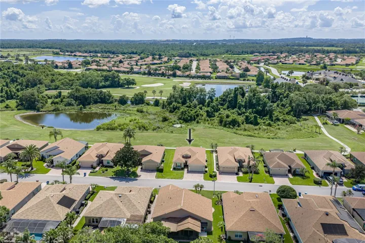 Dron neighborhood view