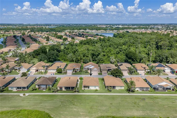 Dron neighborhood view