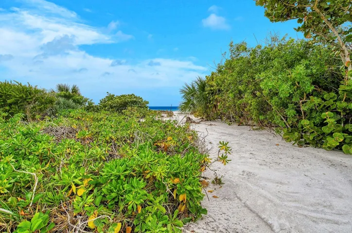 Private beach access