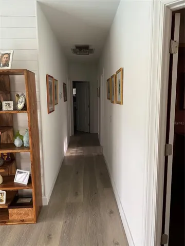 Hallway to bedrooms and laundry
