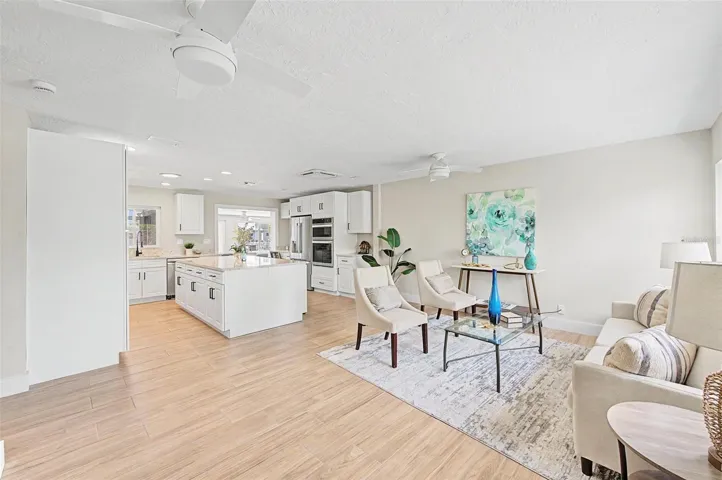 Gorgeous ceramic tile throughout