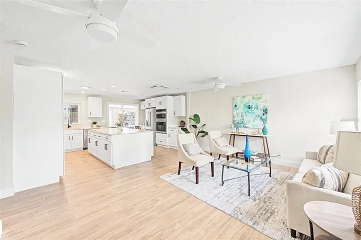 Gorgeous ceramic tile throughout