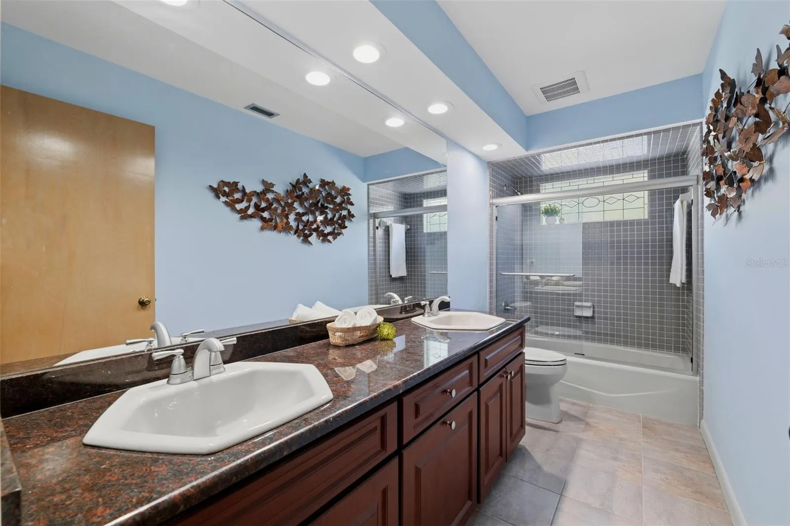 Bathroom 2 is located downstairs