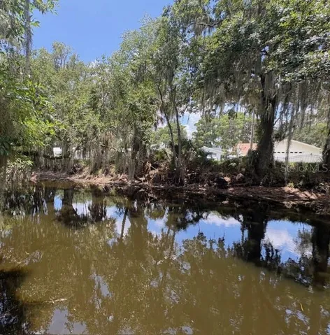 Looking north up the canal