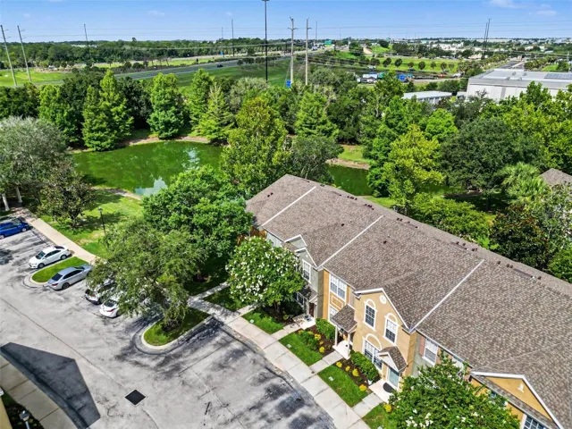 Aerial of the home