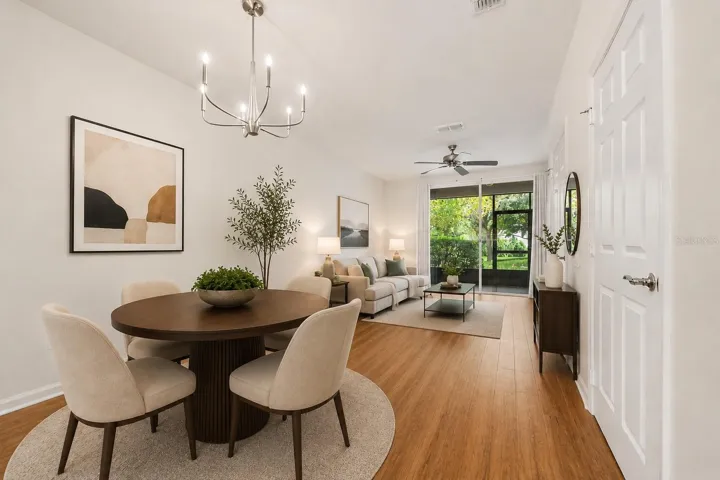 Virtual staging dining room