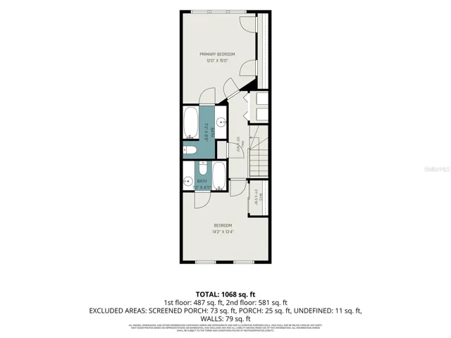 Floor plan second floor