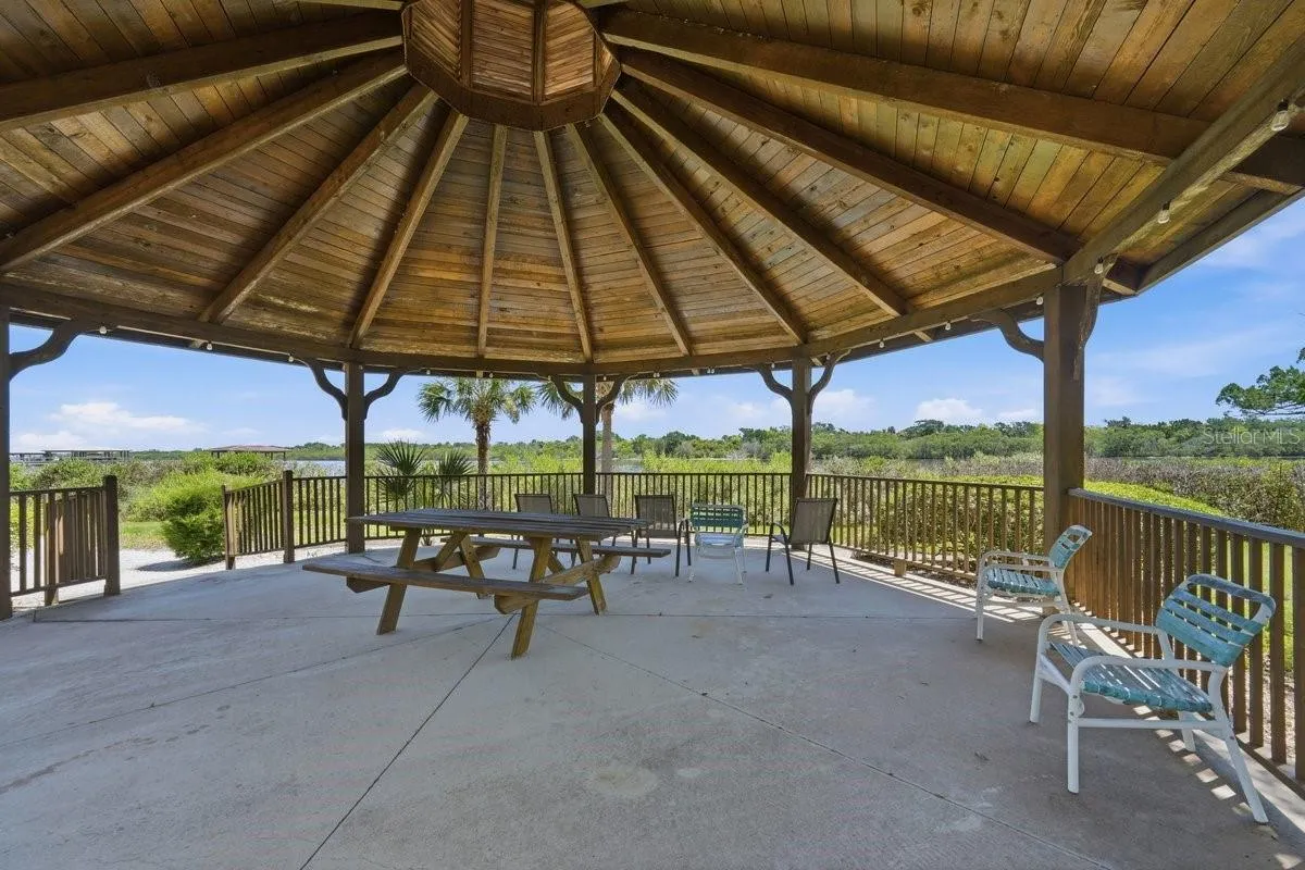 Gazebo overlooking the Intracoastal