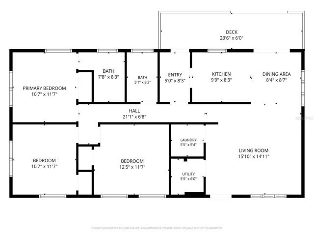FLOOR PLAN W/APPROX MEASUREMENTS