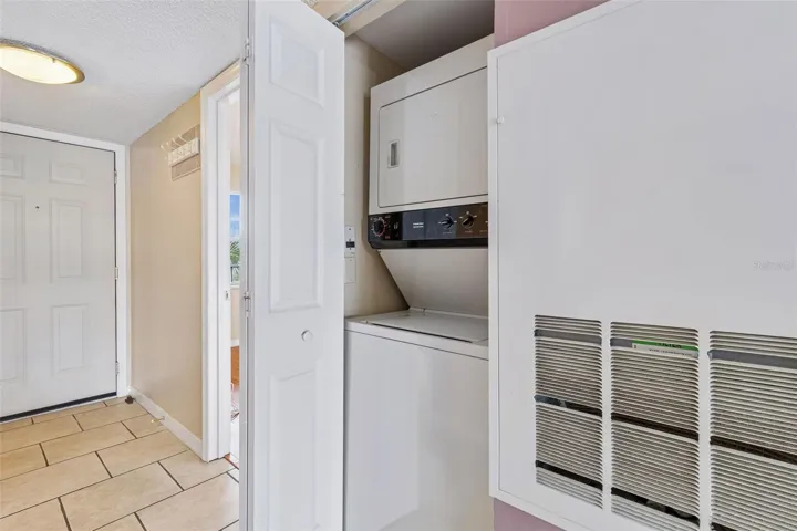 The laundry closet.