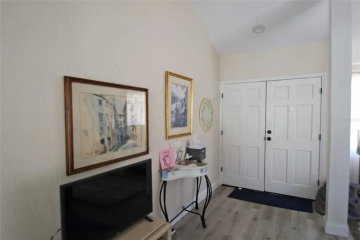 Front door from inside
