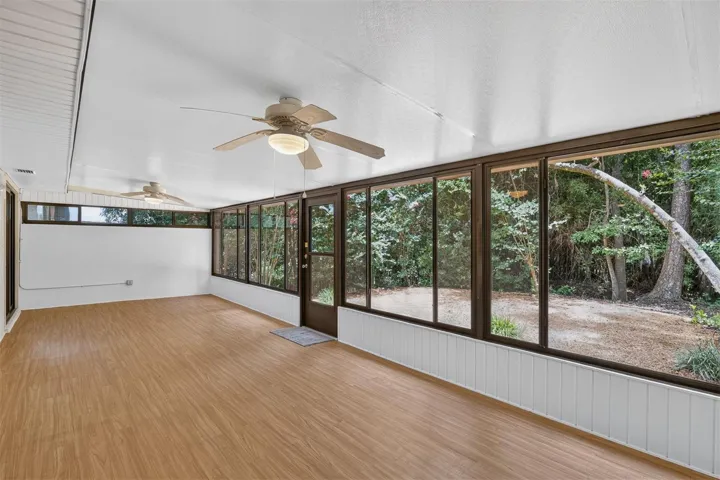 Spacious sunroom